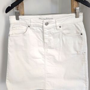 - Tommy Bahama Ella Twill Skirt Size 4 White